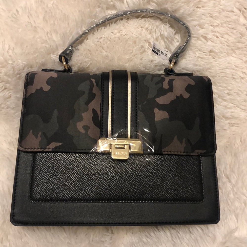 BRAND NEW Army Print Aldo Bag